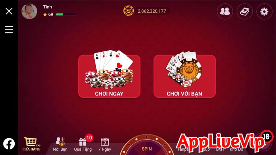 Chơi tiến lên miền nam app live
